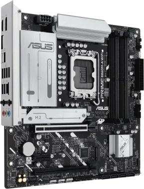 Материнская плата Asus PRIME B860M-A WIFI Soc-1851 Intel B860 4xDDR5 mATX AC`97 8ch(7.1) 2.5Gg RAID+HDMI+DP