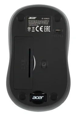 Мышь Acer OMR134 серый оптическая 1000dpi беспров. USB для ноутбука 3but (ZL.MCEEE.01H)