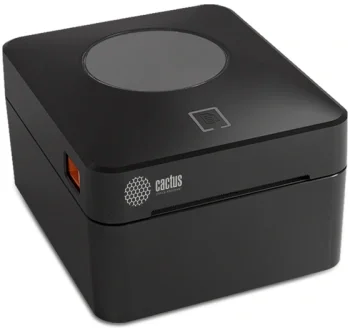Термопринтер Cactus CS-TP-D410U 203dpi 160мм/с/USB для печ.этик. черный