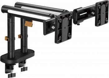 Кронштейн для мониторов Ultramounts UM727B черный 17"-32" макс.9кг крепление к столешнице поворот и наклон