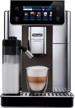 Кофемашина Delonghi Primadonna Aromatic ECAM630.75.TSM 1450Вт серебристый/черный