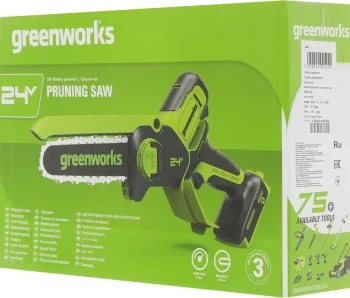 Цепная пила Greenworks GD24CSMNX аккум. 400Вт дл.шины:6" (15.2cm) (2008707)