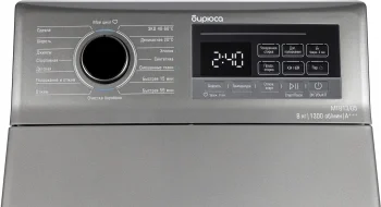 Стиральная машина Бирюса WM-MT813/05 M класс: A+++ загр.вертикальная макс.:8кг серебристый инвертор