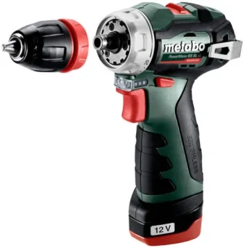Дрель-шуруповерт Metabo Power Maxx BS 12 BL Q аккум. патрон:быстрозажимной (кейс в комплекте) (601749500)