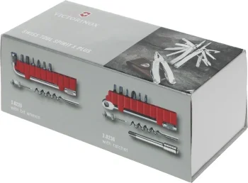 Мультитул Victorinox SwissTool Spirit X Plus Ratchet (3.0236.L) 105мм 36функц. чехол кожаный серебристый карт.коробка