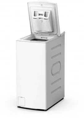 Стиральная машина Midea MF100T80BS/W-RU класс: A загр.вертикальная макс.:8кг белый инвертор