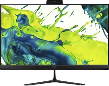 Моноблок Acer Aspire C27B-GARL 27" Full HD Core Ultra 5 225U (1.3) 16Gb SSD512Gb Graphics Eshell GbitEth WiFi BT клавиатура мышь Cam черный 1920x1080