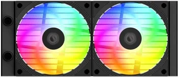 Система водяного охлаждения ID-Cooling FX240 Inf ARGB Soc-AM5/AM4/1200/1700/1851 черный 4-pin 27.2dB Al 300W Ret