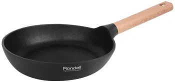Сковорода Rondell Magnate RDA-1241 круглая 24см покрытие: Xylan Plus ручка несъемная (без крышки) черный
