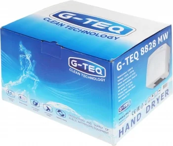 Сушилка для рук G-Teq 8828 MW 1500Вт белый