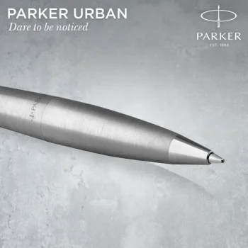 Ручка шариков. Parker Urban Core K314 (2143641) Metro Metallic CT M син. черн. подар.кор.