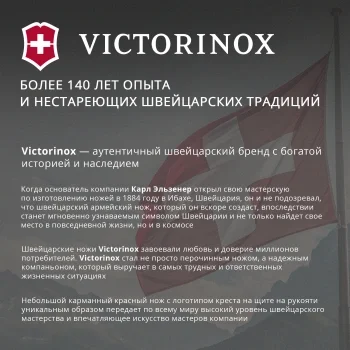 Подвеска для ремня Victorinox 4.1860 серебристый блистер