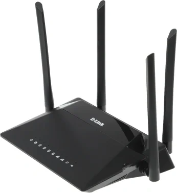 Роутер беспроводной D-Link DIR-853/URU/R3A AC1200 10/100/1000BASE-TX/4G ready черный