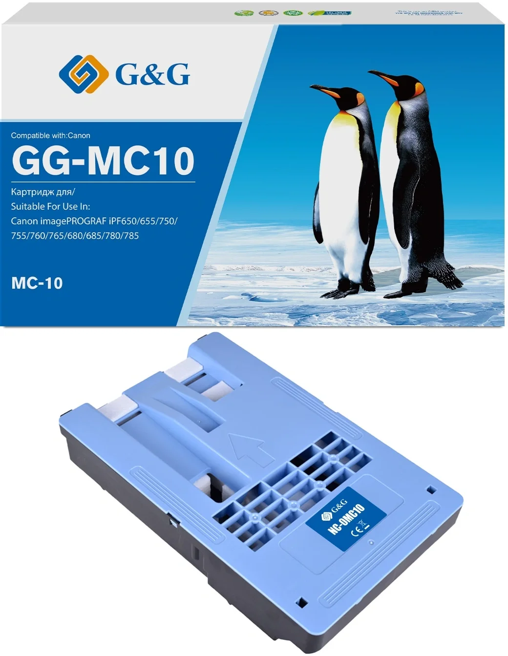 Бункер G&G GG-MC10 (MC-10 емкость для отработанных чернил) для Canon imagePROGRAF iPF650/655/750/755/760/765/680/685/780/785