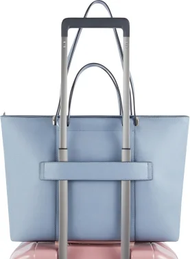 Деловая сумка женская Piquadro Circle BD3336W92/AZ3 с отделением для ноутбука 14" голубая натур.кожа