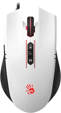 Мышь A4Tech Bloody ES7 белый оптическая 6000dpi USB 8but (ES7 PANDA WHITE)