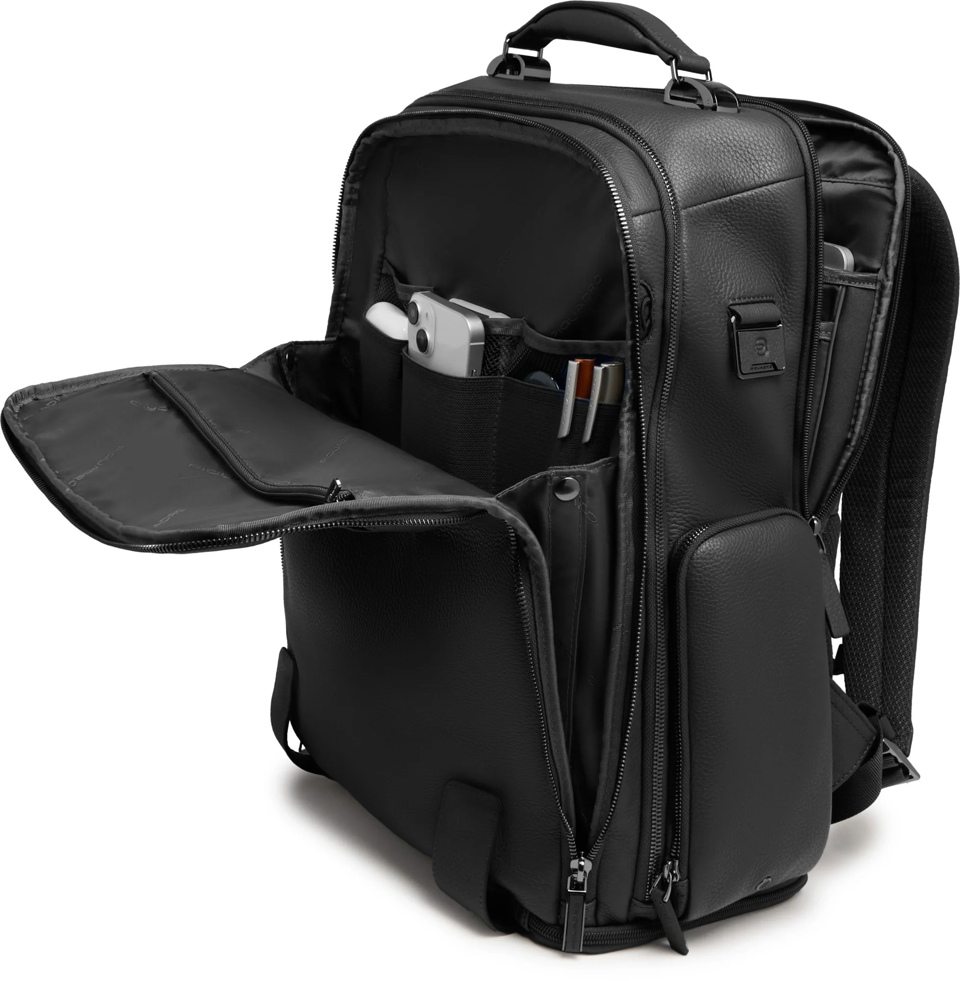Рюкзак мужской Piquadro Modus CA7107MOSBM/N черный натур.кожа