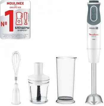 Блендер погружной Moulinex DD642132 800Вт белый