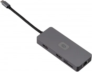Стыковочная станция Digma DS-810 USB Type-C черный 2xHDMI 2xUSB Type-C 3xUSB 3.0