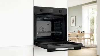 Духовой шкаф Электрический Bosch Serie 4 HUA736EG0T черный