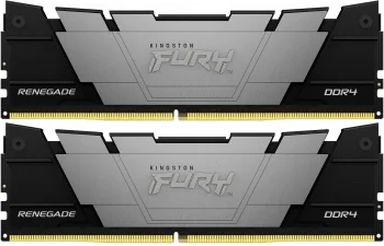 Память DDR4 2x32GB 3200MHz Kingston KF432C16RB2K2/64 Fury Renegade Black RTL Gaming PC4-25600 CL16 DIMM UDIMM 288-pin 1.35В dual rank с радиатором Ret