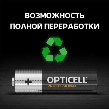 Батарея Opticell Professional LR6 AA (4шт) блистер