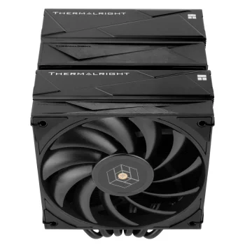 Устройство охлаждения(кулер) Thermalright Royal Knight 120 нет подсветки Soc-AM5/AM4/1200/1700/1851 черный 4-pin 29.4dB Al+Cu Ret (RK120-BL)