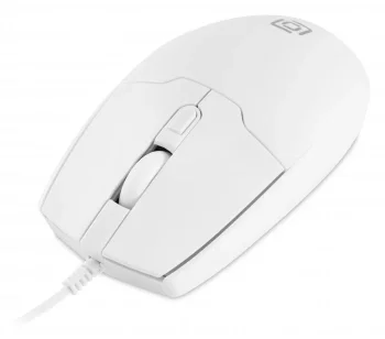 Мышь Оклик 147M белый оптическая 2000dpi USB 4but (1868746)