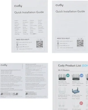 Роутер беспроводной Cudy WR6500 BE6500 10/100/1000BASE-T черный