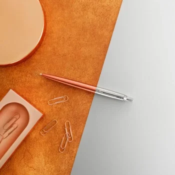 Ручка шариков. Parker Jotter Core K63 (1953189) Chelsea Orange CT M син. черн. подар.кор.