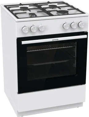 Плита Газовая Gorenje GG6A10WFFM белый (без крышки) реш.сталь