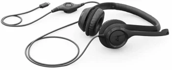 Наушники с микрофоном Logitech H390 черный 1.9м накладные USB оголовье (981-001578)