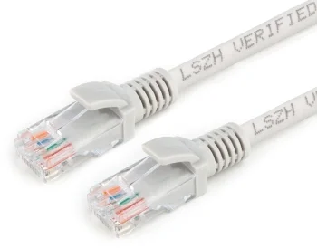 Патч-корд Premier PP31-1M-LSZH 1Гбит/с UTP 4 пары cat.5E CCA molded 1м серый RJ-45 (m)-RJ-45 (m)