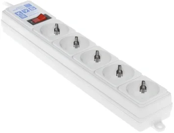 Сетевой фильтр Powercube SPG-B-10-WHITE 3м (5 розеток) белый (коробка)