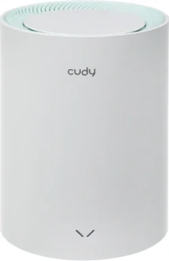 Бесшовный Mesh роутер Cudy M1500 (M1500(2-PACK)) AX1500 10/100/1000BASE-TX белый (упак.:2шт)