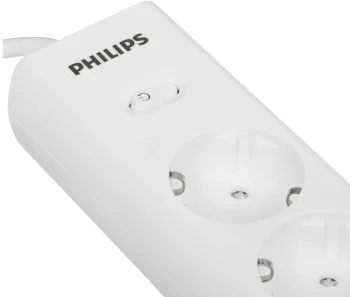 Сетевой фильтр Philips CHP8246WA/51 2м (4 розетки) белый (коробка)