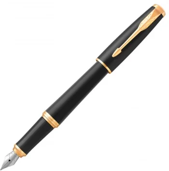 Ручка перьев. Parker Urban Core F309 (1931593) Muted Black GT F сталь нержавеющая подар.кор.