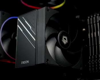 Устройство охлаждения(кулер) ID-Cooling Frozn A610 Soc-AM5/AM4/1200/1700/1851 черный 4-pin 29.85dB Al+Cu 250W 925gr Ret (FROZN A610 BLACK)