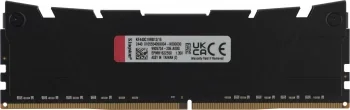 Память DDR4 16GB 4000MHz Kingston KF440C19RB12/16 Fury Renegade Black RTL Gaming PC4-32000 CL19 DIMM 288-pin 1.35В dual rank с радиатором Ret