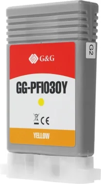Картридж струйный G&G GG-PFI030Y PFI-030Y желтый (55мл) для Canon imagePROGRAF TA-20/30