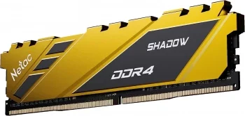 Память DDR4 8GB 3200MHz Netac NTSDD4P32SP-08Y Shadow RTL Gaming PC4-25600 CL16 DIMM 288-pin 1.35В с радиатором Ret