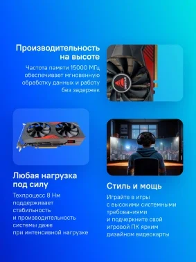 Видеокарта Biostar PCI-E 4.0 VN3606RML9 NVIDIA GeForce RTX 3060 12Gb 192bit GDDR6 1320/15000 HDMIx1 DPx3 HDCP Ret
