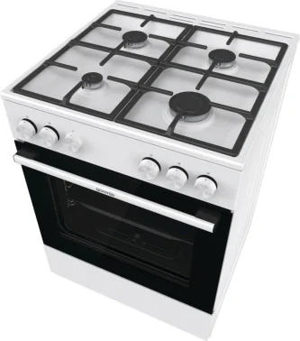 Плита Газовая Gorenje GG6A10WFFM белый (без крышки) реш.сталь