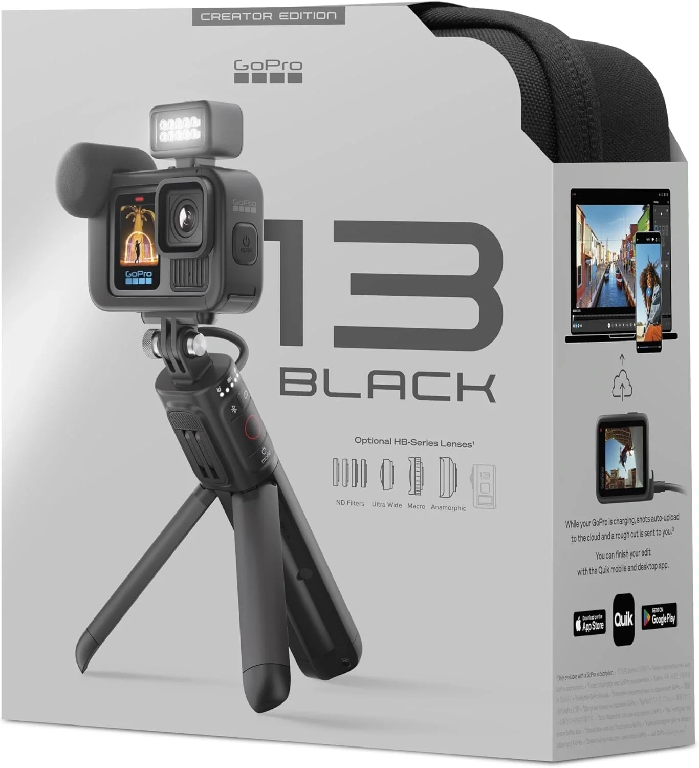 Экшн-камера GoPro Hero13 CREATOR EDITION 1xCMOS 27.6Mpix черный
