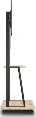 Стойка для телевизора Holder PR-108 черный/дуб 32"-65" макс.40кг напольный мобильный
