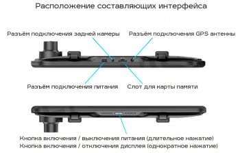 Видеорегистратор TrendVision MR-810 GT черный 2Mpix 1080x1920 1080p 140гр. GPS MSTAR 8336N