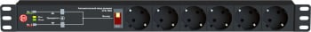 АВР Elemy ATS-1602 1U 19" ввод:2xIEC C14 выход:6xSchuko8A черный