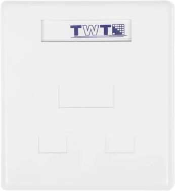 Коробка Lanmaster TWT-SA2-WH настенная 62x67x30мм крышка Keystone ПВХ белый