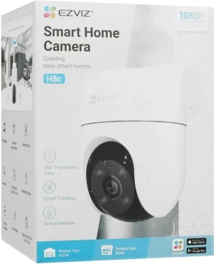 Камера видеонаблюдения IP Ezviz CS-H8C-R200-1K3WKFL(4mm) Wi-Fi 4-4мм цв. корп.:белый (H8C 3MP)