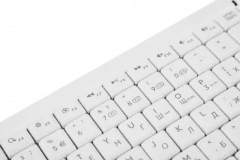Клавиатура A4Tech FBK11 белый/серый USB беспроводная BT/Radio slim (FBK11 WHITE)